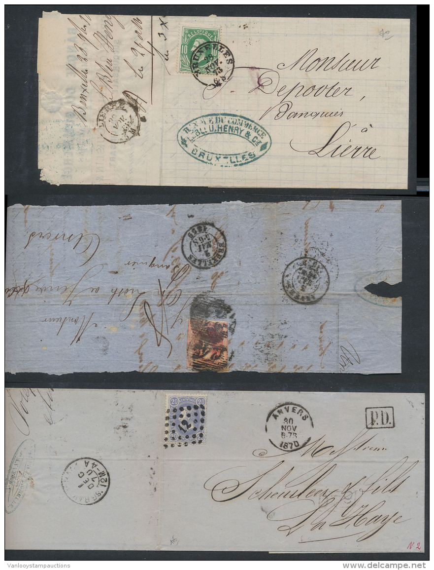 1851/1875, Assortiment Van 80 Brieven, V - Andere & Zonder Classificatie