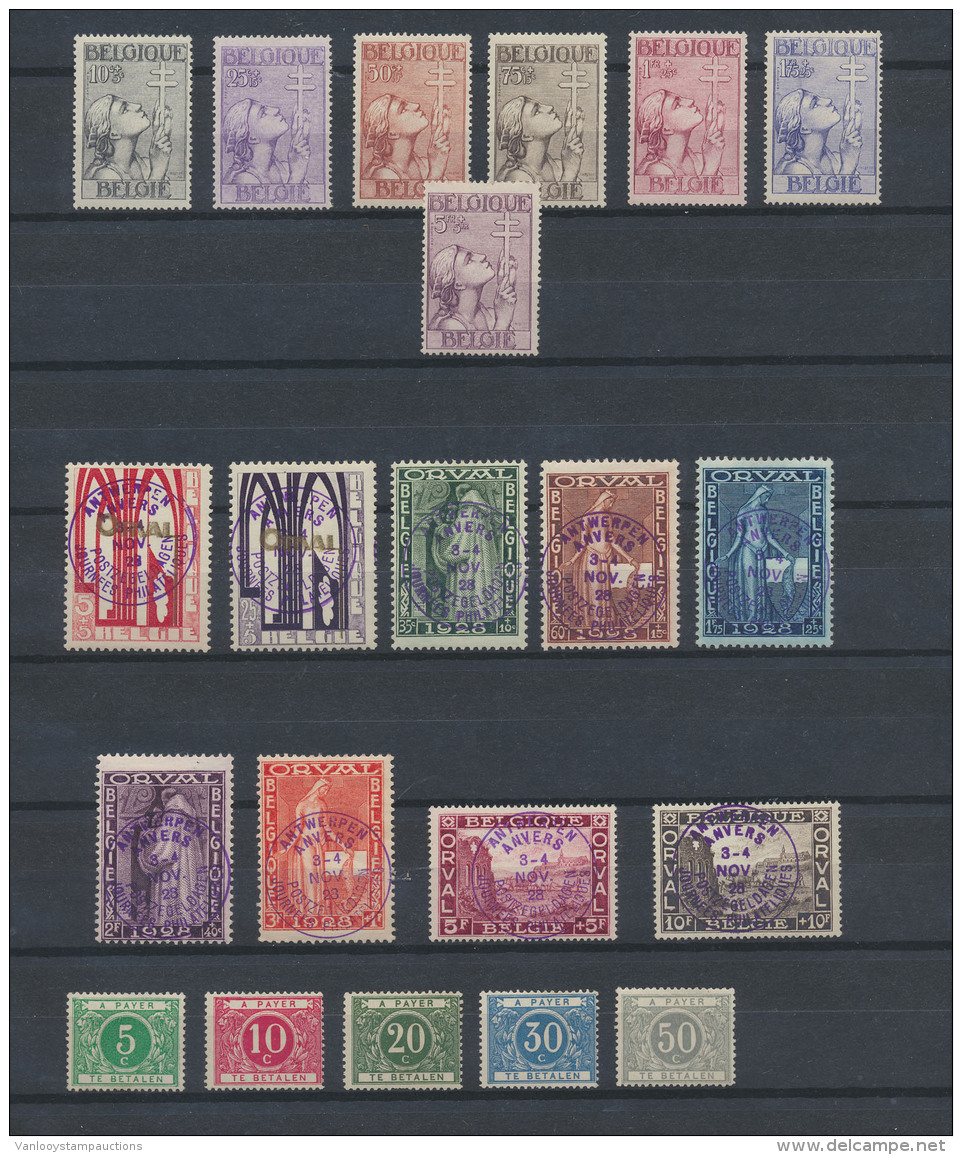 1928/1933 N&deg; 266A/K En 377/83 'Antwerpse - Verzamelingen
