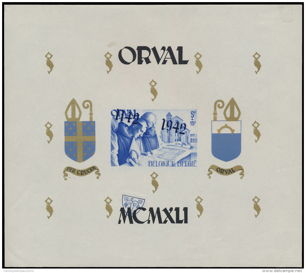 1928/1943, Verzameling 'Orval' In Album, - Collections