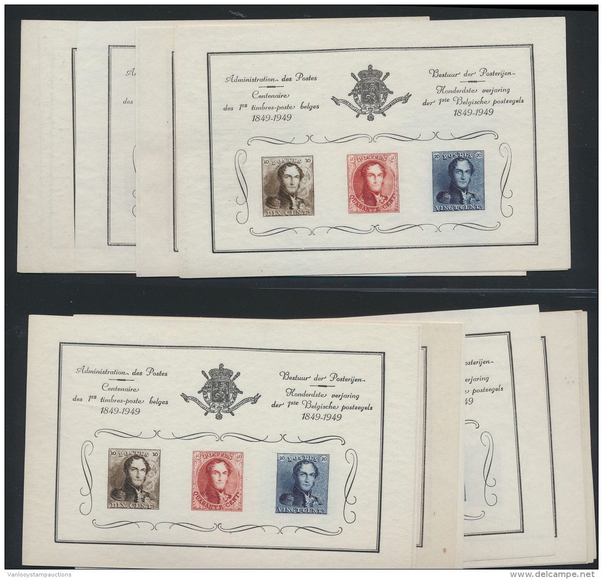 E 53 '100 Jaar Postzegel' (25x), Zm (OBP - Privé- & Lokale Post [PR & LO]