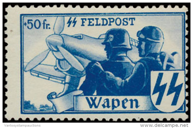 E 44/48 'Wapen SS' (100F *, Andere 4 Waa - Privé- & Lokale Post [PR & LO]