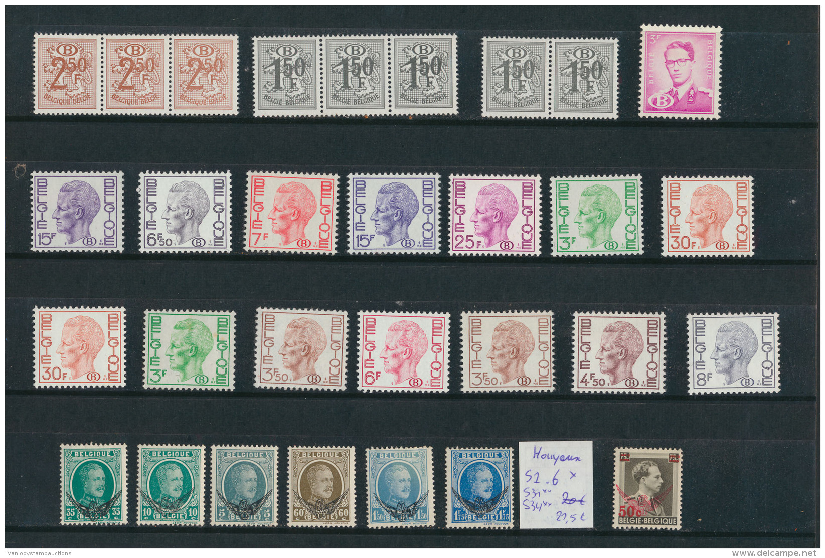 1929/1982, Samenstelling Dienstzegels, W - Andere & Zonder Classificatie