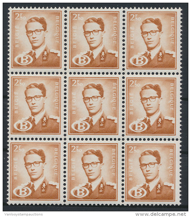 S 60b 'Boudewijn Bril Dienstzegel 2,50F - 1953-1972 Bril