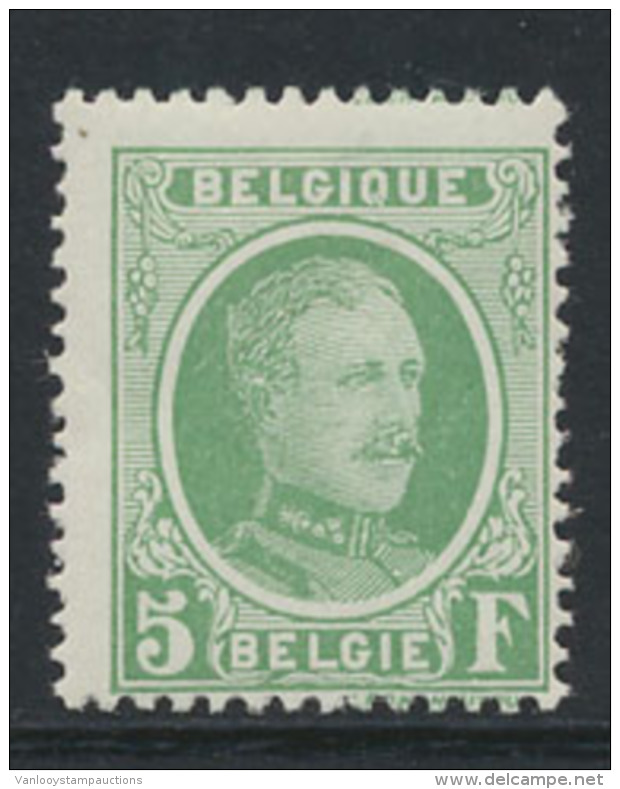 N&deg; 209 '5F Groen', Zm (OBP &euro; 160) - 1922-1927 Houyoux