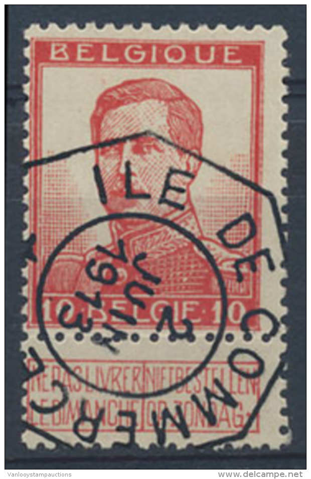 N&deg; 118, Met Mooie Sluisstempel ILE DECOM - 1912 Pellens