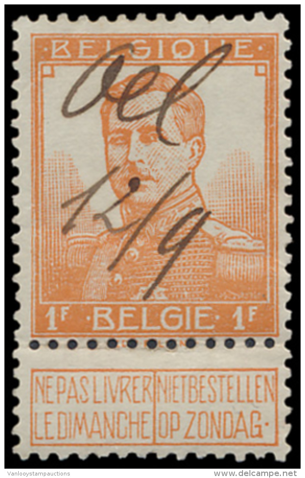 N&deg; 116, Met Mooie Sluisstempel OEL 12/9 - 1912 Pellens
