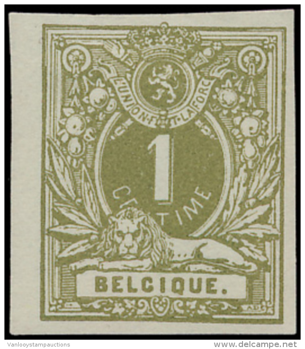 Type N&deg; 42 '1c Reseda, Eisenhower Herdru - 1869-1888 Liggende Leeuw