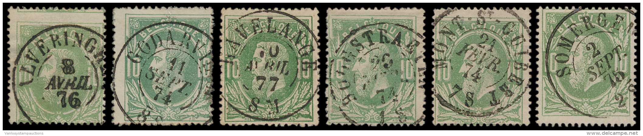 N&deg; 30, Mooie Verzameling 'Dubbelcirkelst - 1869-1883 Leopold II