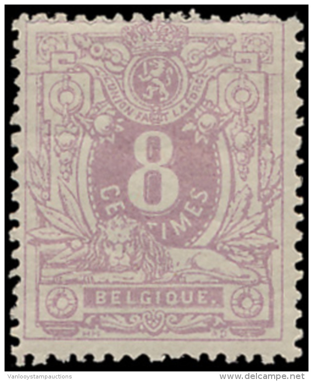 N&deg; 29a '8c Lila' Uiterst Fris Ex. (OBP &euro; - 1869-1883 Leopold II