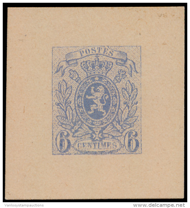 Kleine Leeuw 6c,, Kleurproefdrukk Vd Mat - 1869-1888 Liggende Leeuw
