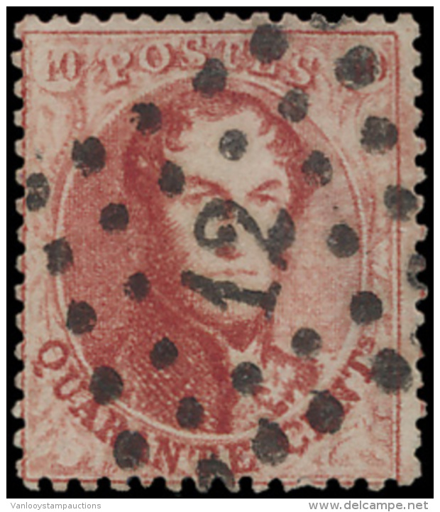 N&deg; 16 Bc 'Granaatrood' Centrale Afst. PT - 1863-1864 Medaillons (13/16)