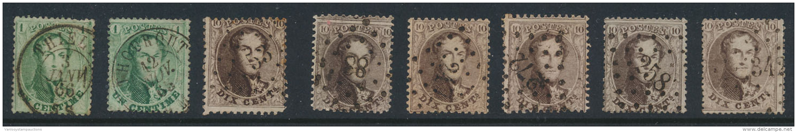 N&deg; 13 B (2x) En 14 B (6x), Met Betere Du - 1863-1864 Medaillons (13/16)