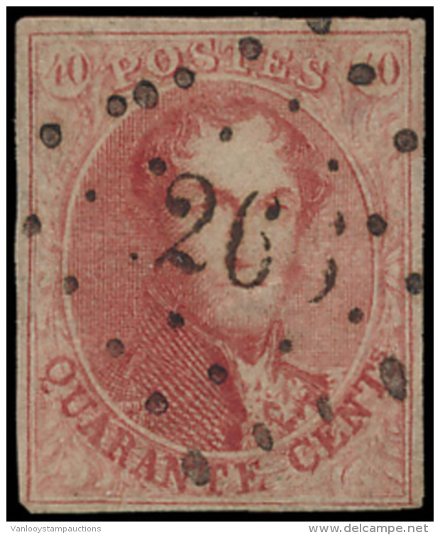 N&deg; 12, Mooi En Regelmatig Gerand, Met Ab - 1858-1862 Medaillons (9/12)