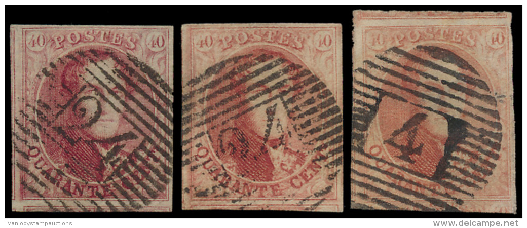 N&deg; 8, 8A En 8Aa '3 Tinten', Goed Gerande - 1851-1857 Medaillons (6/8)