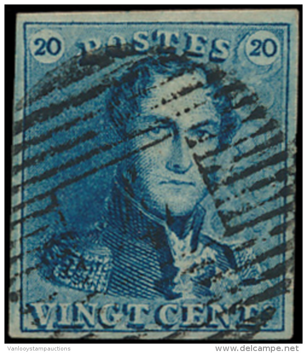 N&deg; 2A-V 9, Zeer Mooi Gerand, Lichte Cent - 1849 Epauletten