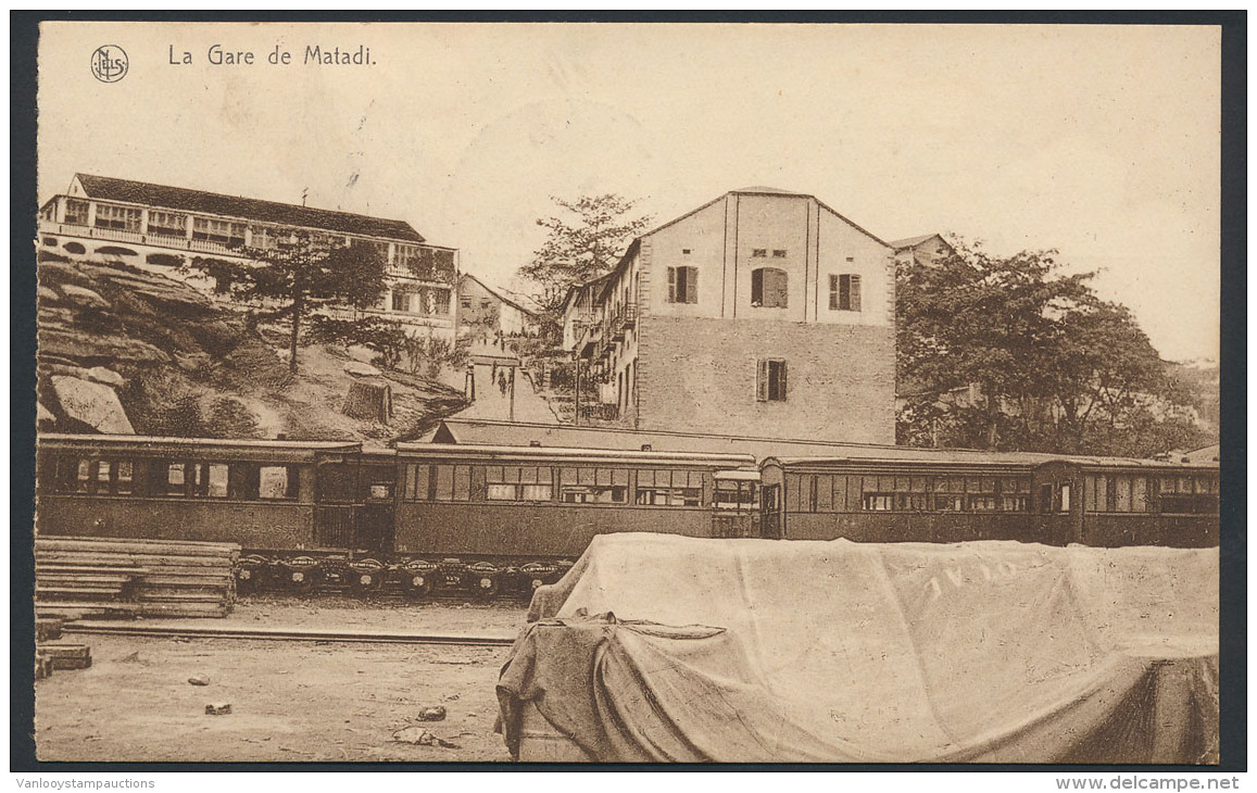 Congo Belg., Het Station Van Matadi (1 S - Zonder Classificatie