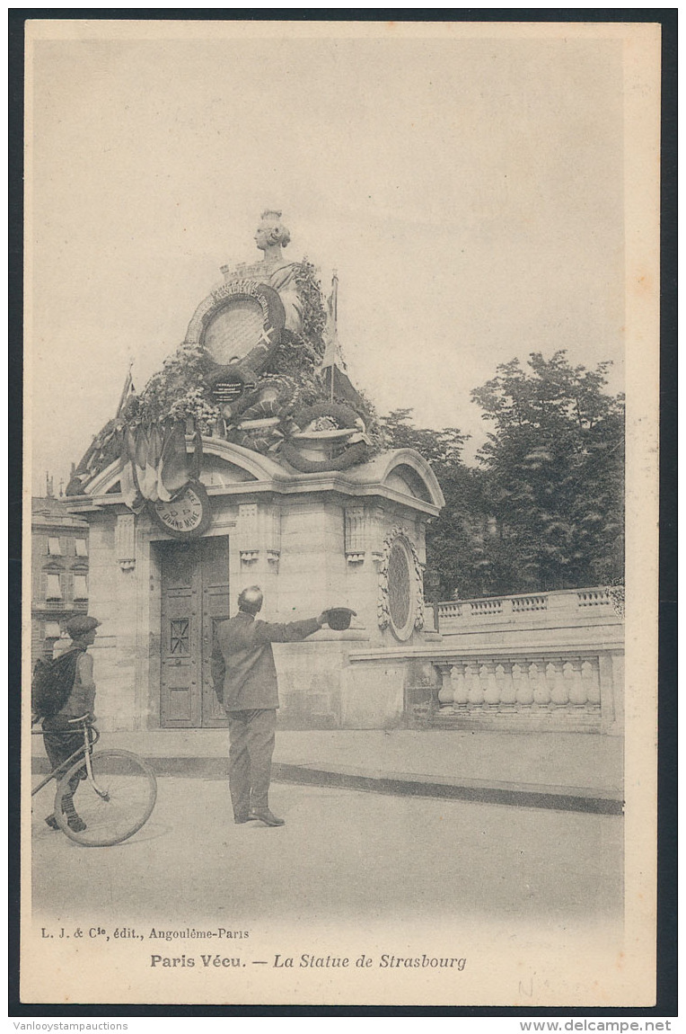 Paris V&eacute;cu 'La Statue De Strasbourg' (1 - Andere & Zonder Classificatie