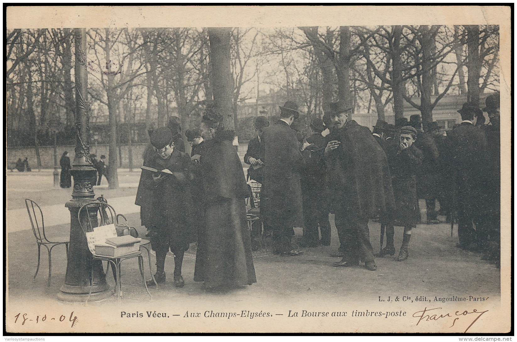 Paris V&eacute;cu 'aux Champs Elys&eacute;es, La Bours - Andere & Zonder Classificatie