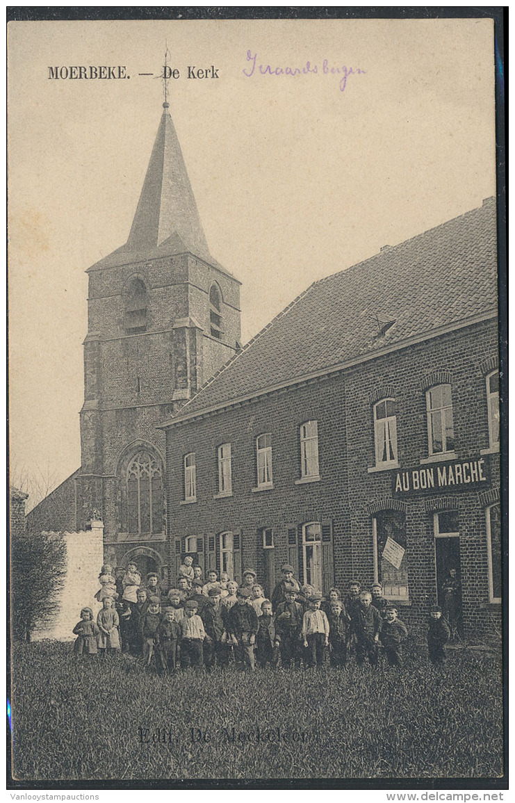 Moerbeke, Prachtzicht Op De Kerk Met De - Andere & Zonder Classificatie