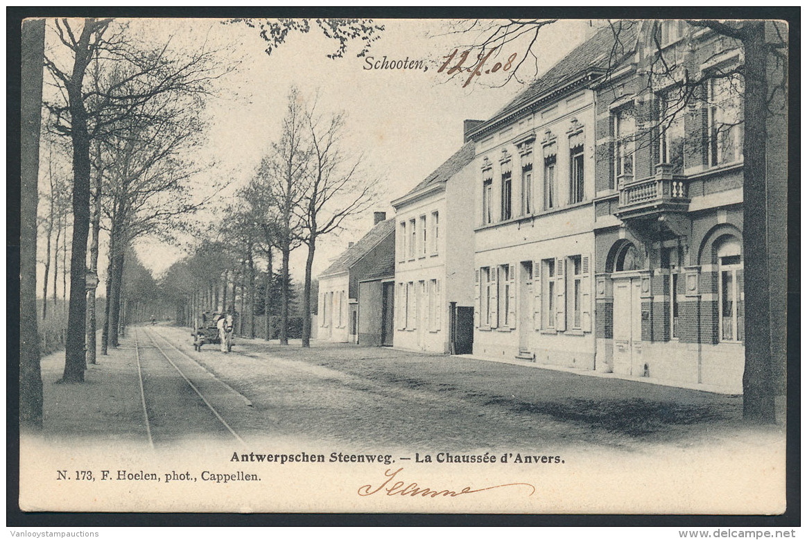 Schoten, De Antwerpsesteenweg (uitg Hoel - Autres & Non Classés