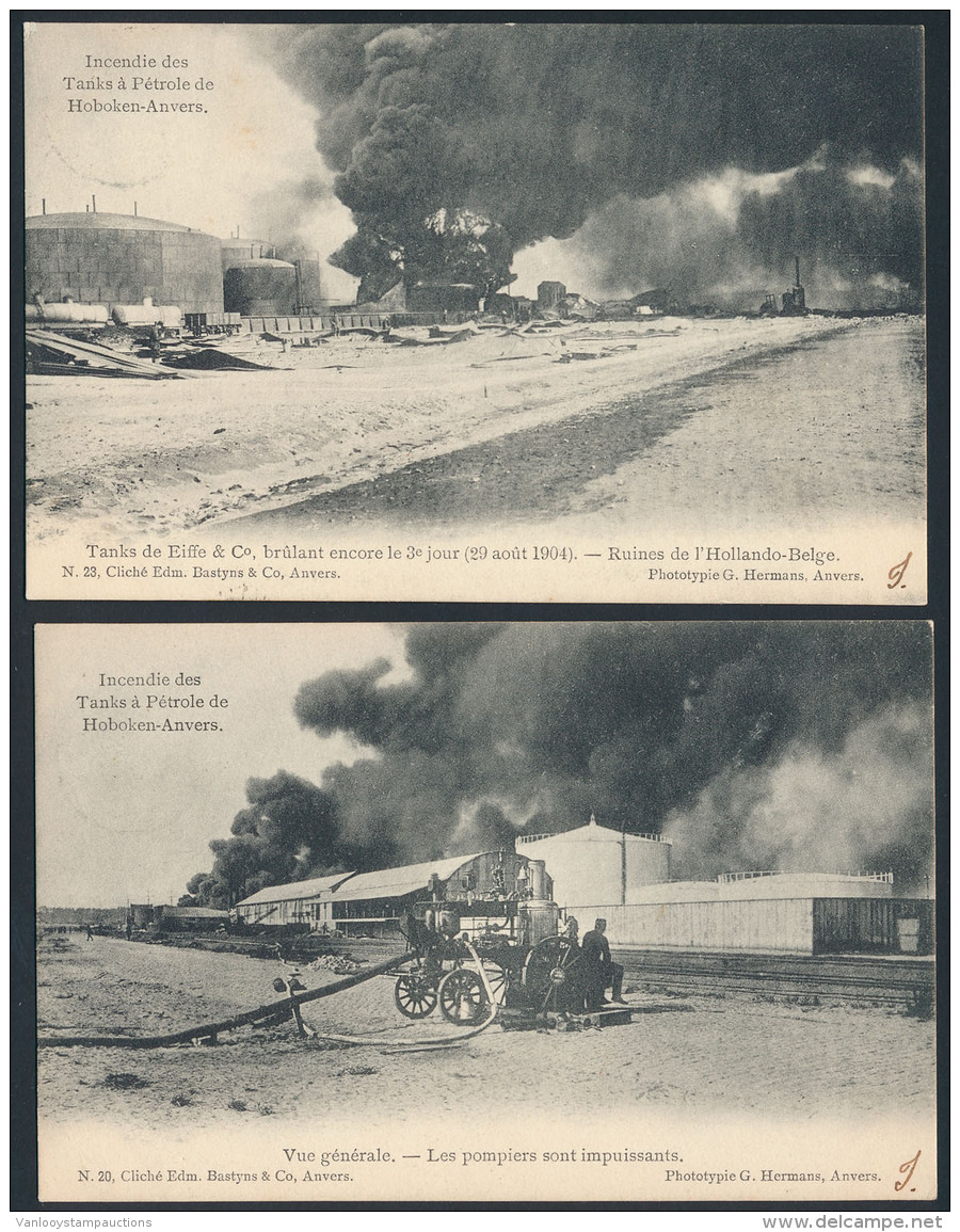 Hoboken, Petroleumramp, 26 Aug 1904, W.v - Autres & Non Classés