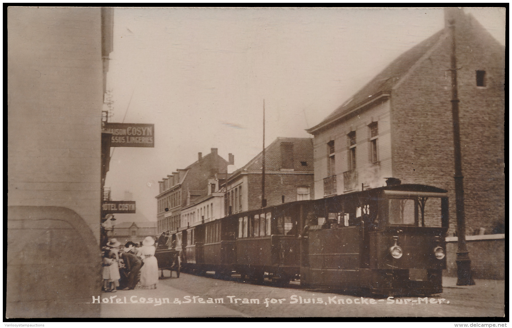 Knokke, Prachtige Fotokaart Vd Tram Naar - Zonder Classificatie