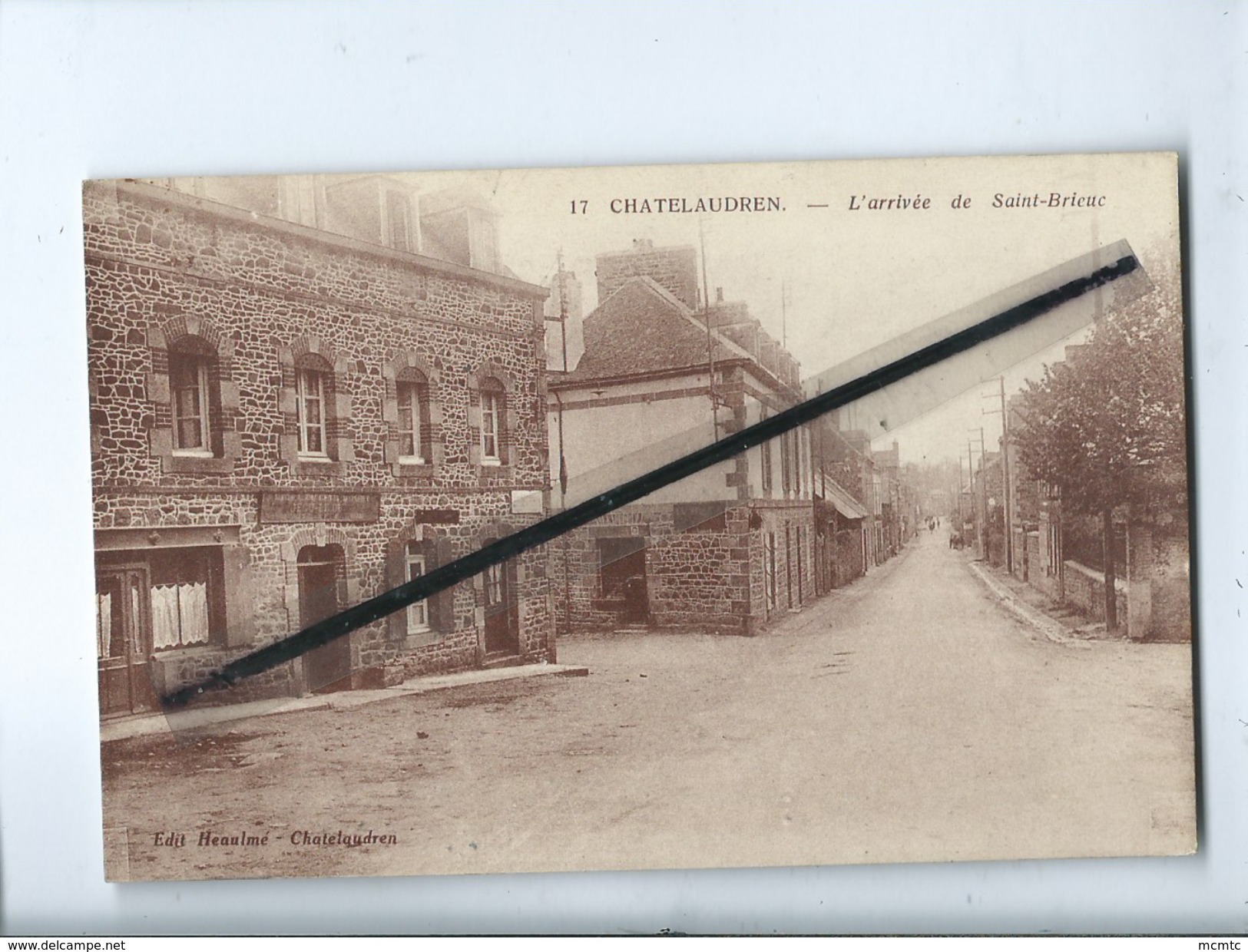 CPA   - Châtelaudren - L'Arrivée De Saint Brieuc - Châtelaudren