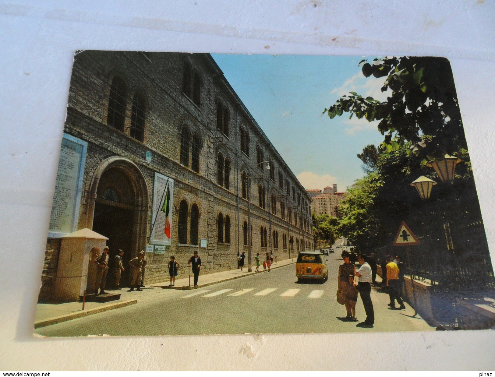 Italia Cartolina  POTENZA CASERMA LUCANIA 1972  Animata - Barracks