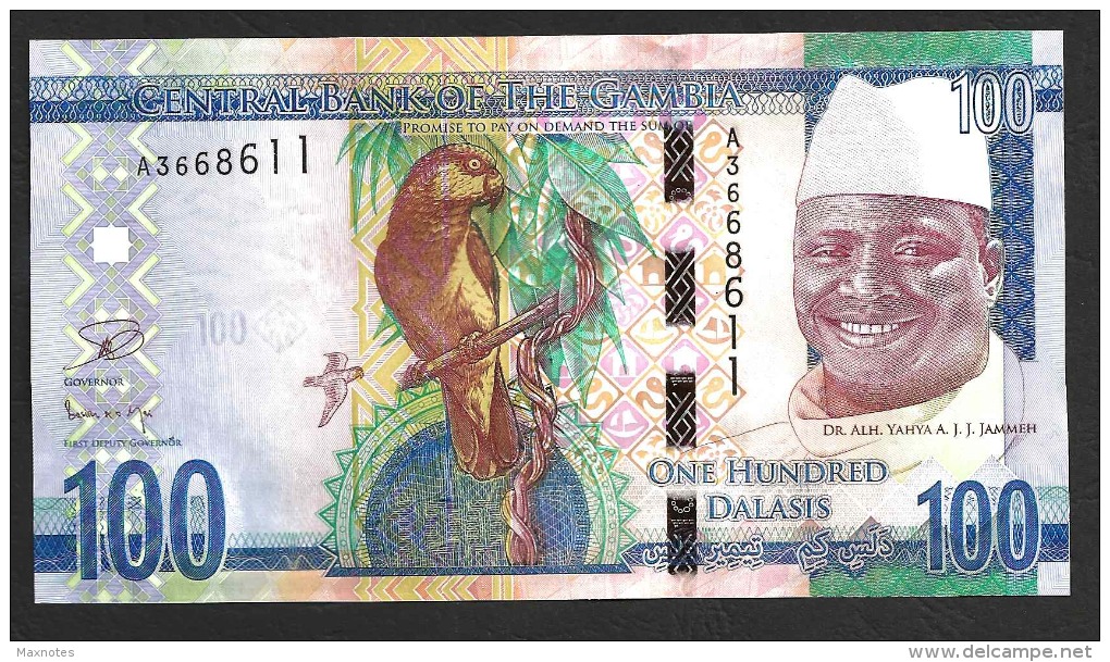 GAMBIA : 100 Delasis  - 2015 - UNC - Gambia