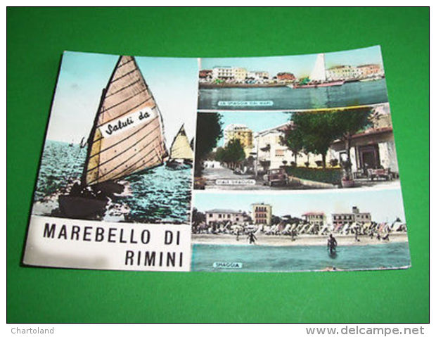 Cartolina Marebello Di Rimini - Vedute Diverse 1962 - Rimini