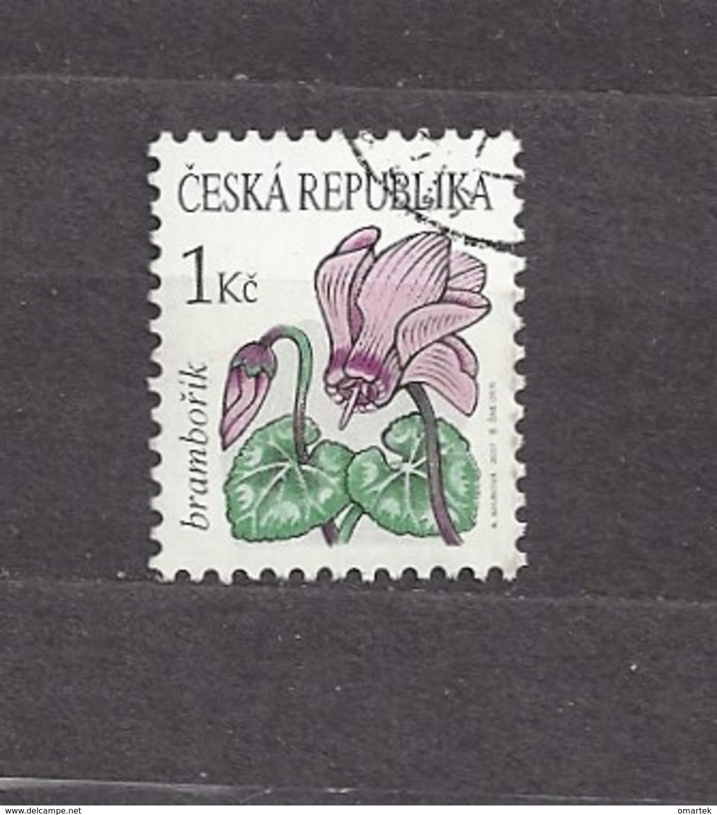 Czech Republic  Tschechische Republik 2007 ⊙ Mi  514 Sc 3345 Flowers  Cyclamen. C3 - Gebruikt