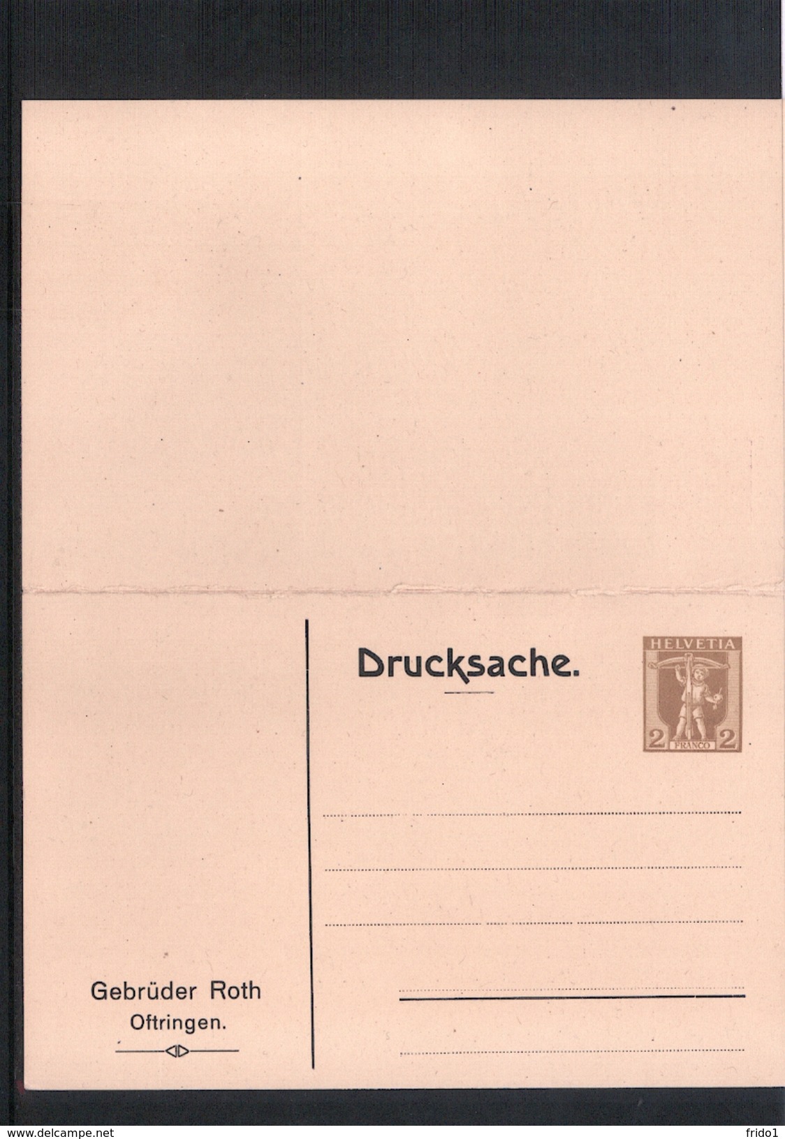 Schweiz Postcard Registered - Postfrisch / MNH - Interi Postali