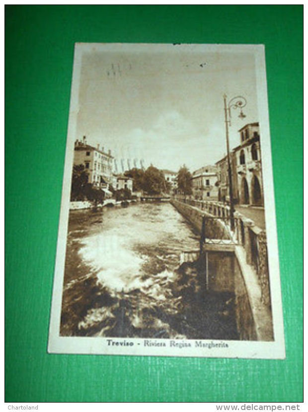 Cartolina Treviso - Riviera Regina Margherita 1940 - Treviso