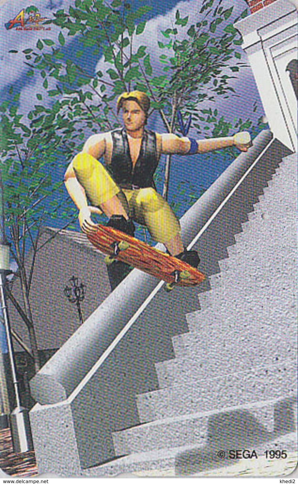 Télécarte Japon / 110-011 - Jeu Video - SEGA - SKATE BOARD - Game Japan Phonecard / Manga Telefonkarte - 4034 - Games