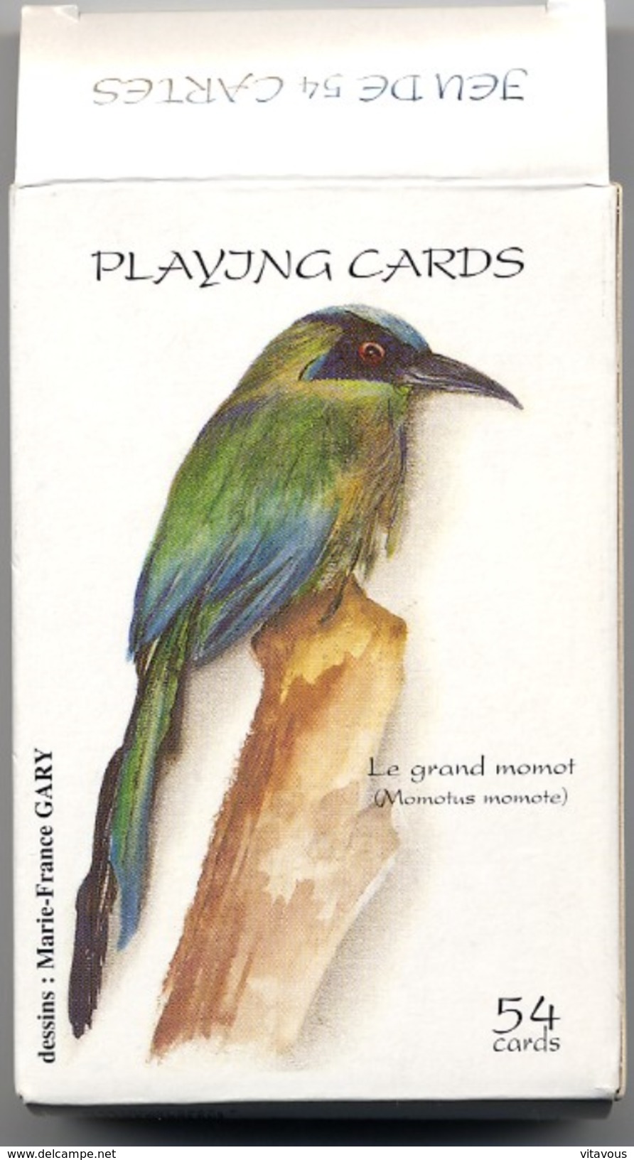 Jeu De 54 Cartes Animal Animaux Oiseau Oiseaux Bird Vogel - 54 Carte