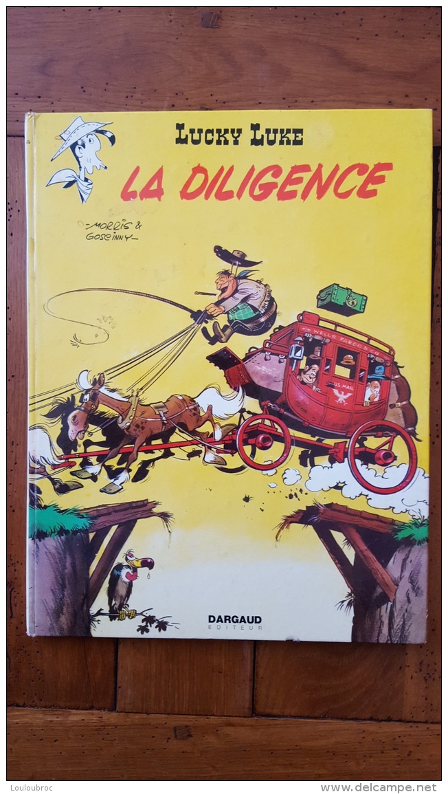 LUCKY LUKE LA DILIGENCE EDITION DARGAUD 1973 - Lucky Luke