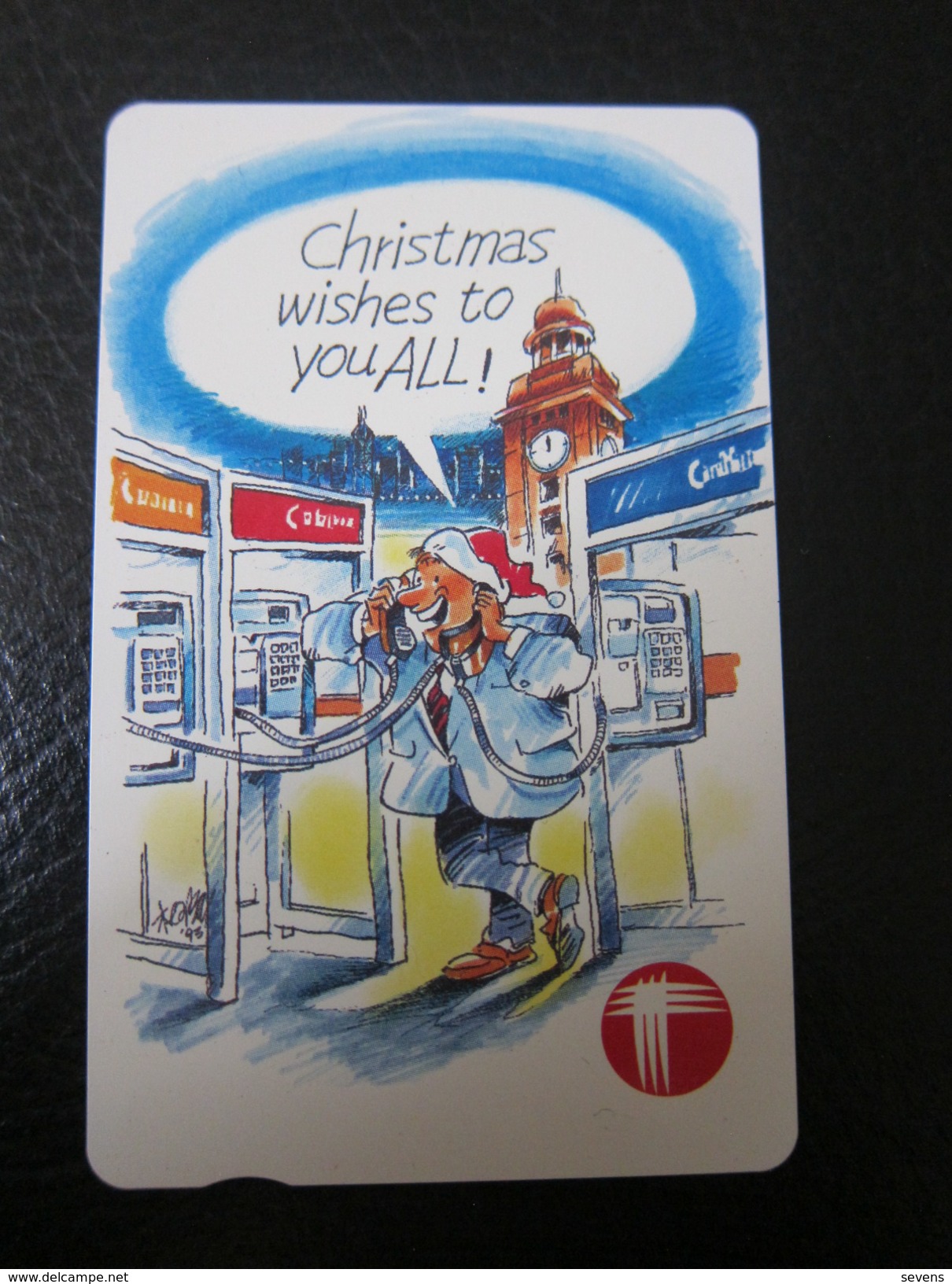 Limited Issued Autelca Phonecard,Christmas 1993, Set Of 1,mint - Hongkong