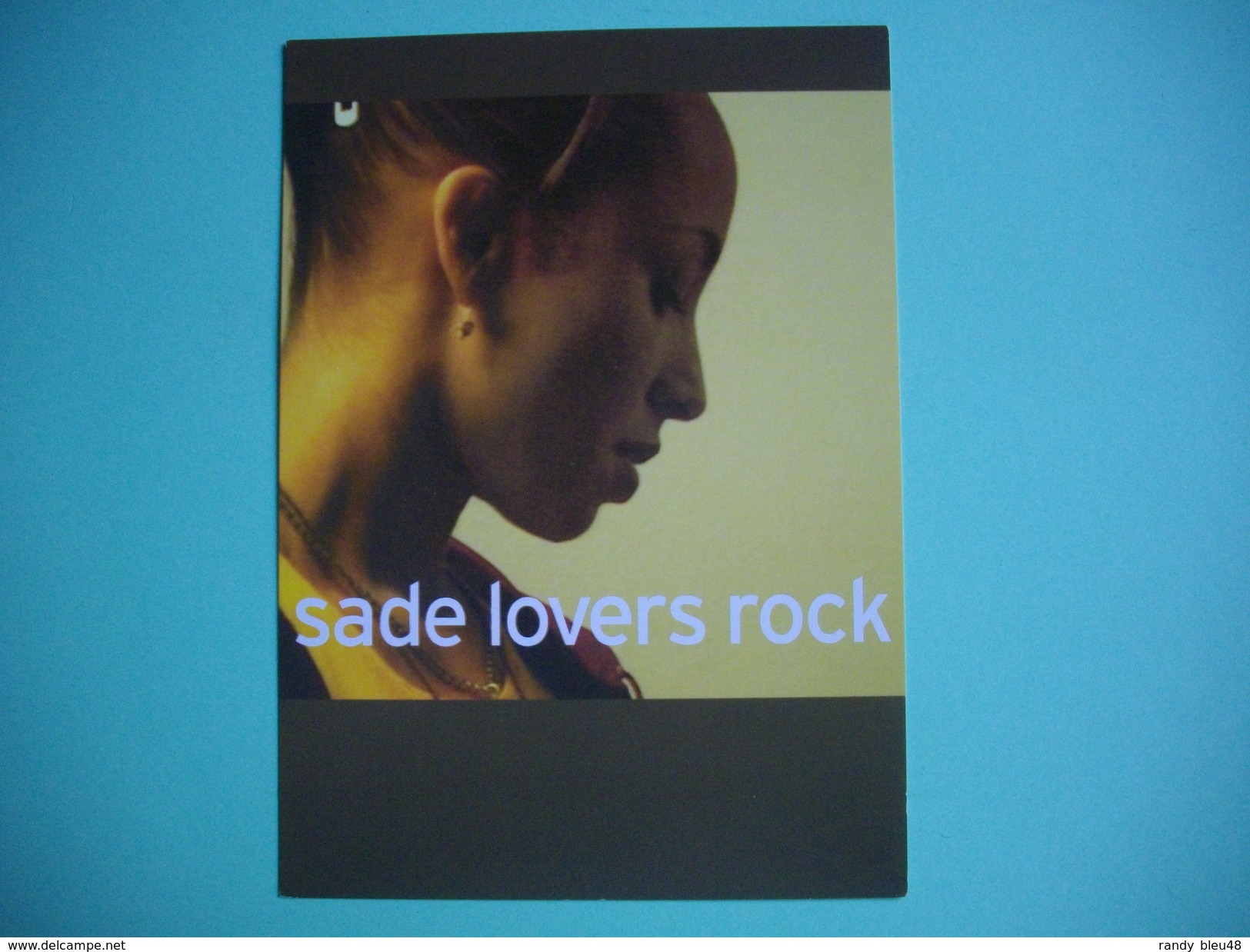 CARTE - POSTCARD  - SADE  -  Lovers Rock  - Artistes  -  Musique  -   Publicité - Musique Et Musiciens