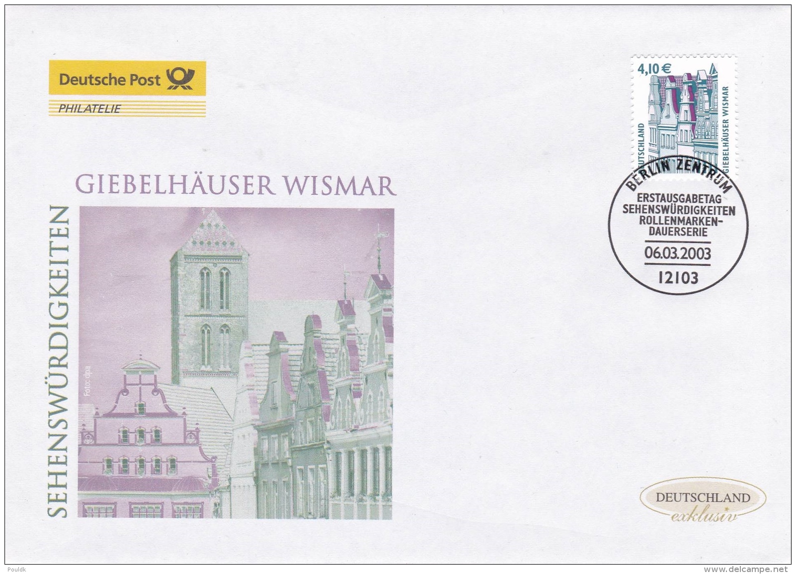 Germany FDC 2003 Giebelhäuser Wismar (T19-16) - Andere & Zonder Classificatie