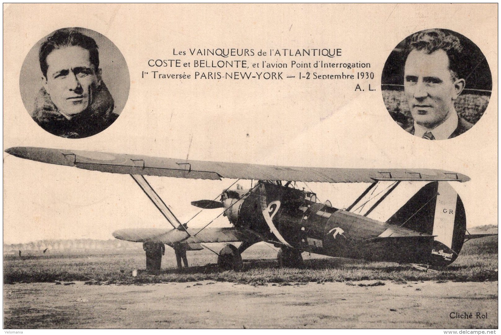 V10301 Cpa Aviation - Les Vainqueurs De L'Atlantique Coste Et Bellonte ... - Sonstige & Ohne Zuordnung