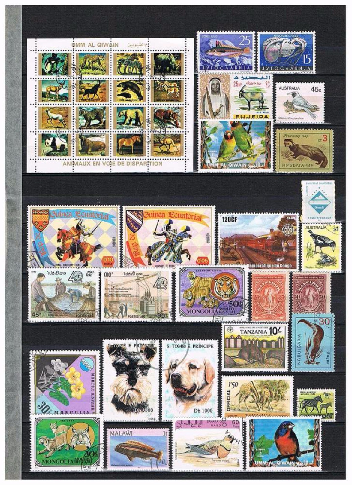 C113 COLLECTIE COLLECTION WORLD WIDE WELT Gebr / Used & PF/MNH - Collections (sans Albums)
