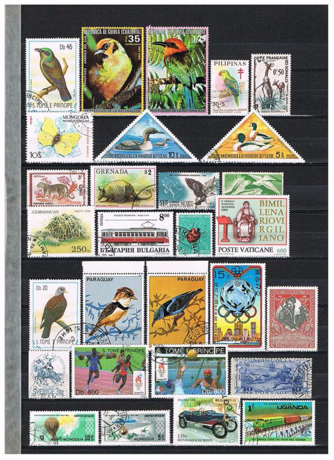 C113 COLLECTIE COLLECTION WORLD WIDE WELT Gebr / Used & PF/MNH - Collections (sans Albums)