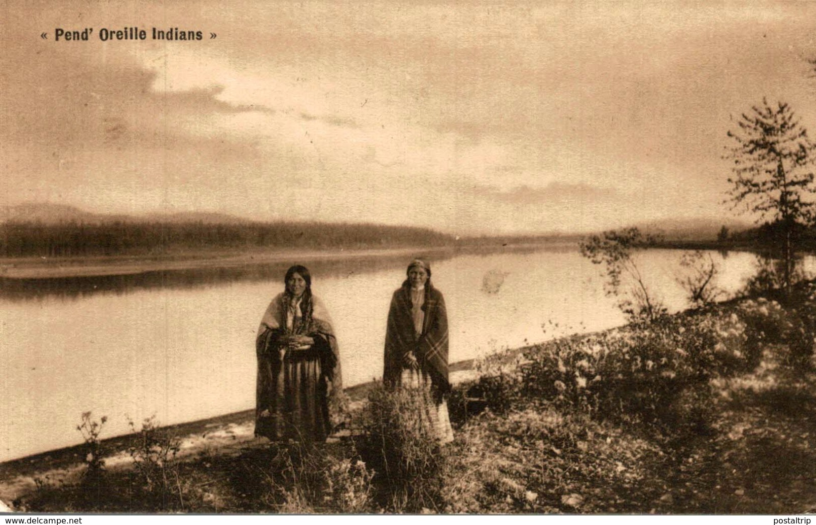 VERY RARE  PEND´OREILLE INDIANS  1909 - Indios De América Del Norte