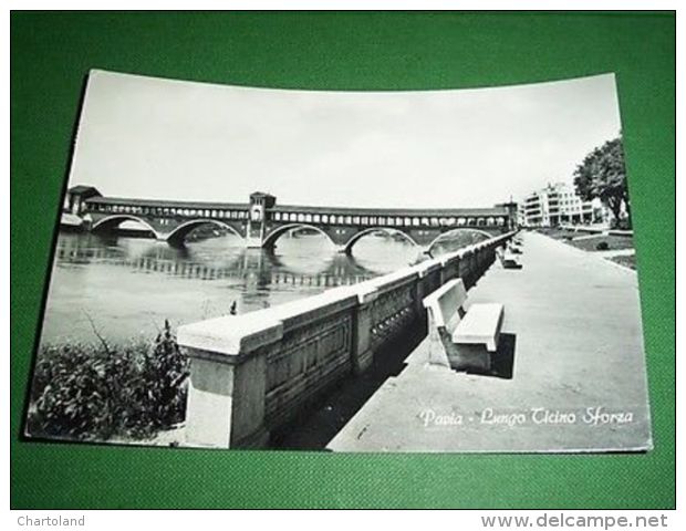 Cartolina Pavia - Lungo Ticino Sforza 1959 - Pavia
