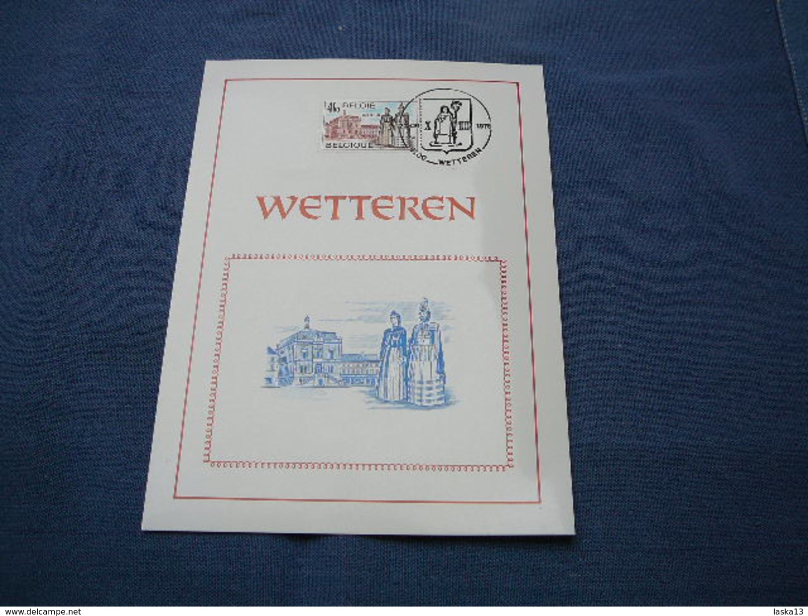 (10.06) BELGIE Wetteren 1978 - Cartes Souvenir – Emissions Communes [HK]