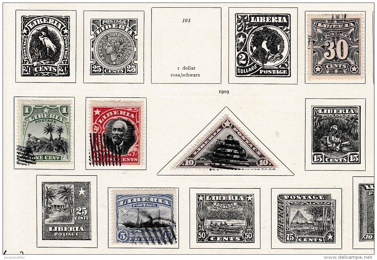 Liberia        .     Page With Stamps - Liberia