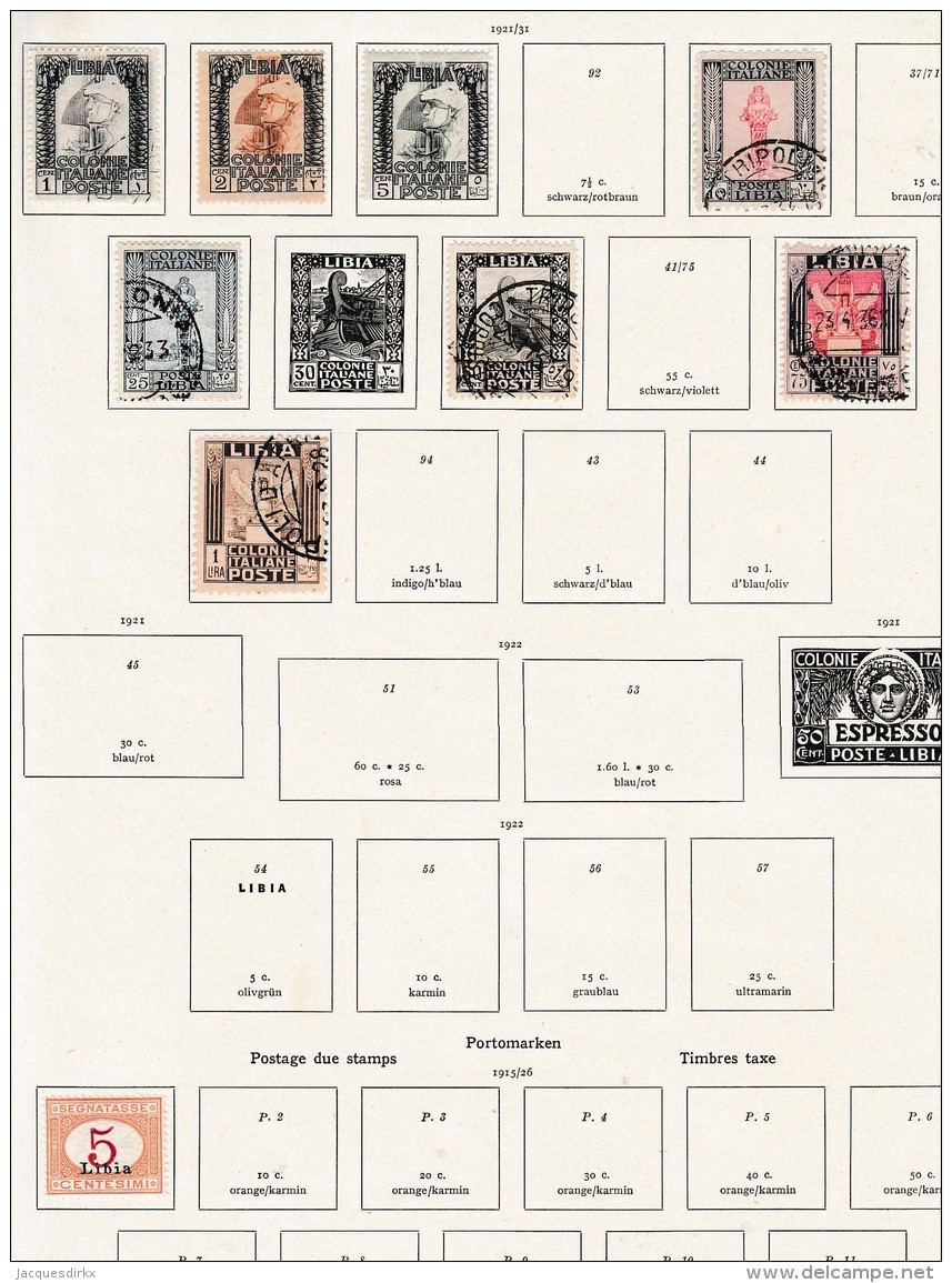 Libya     .     Page With Stamps - Libië