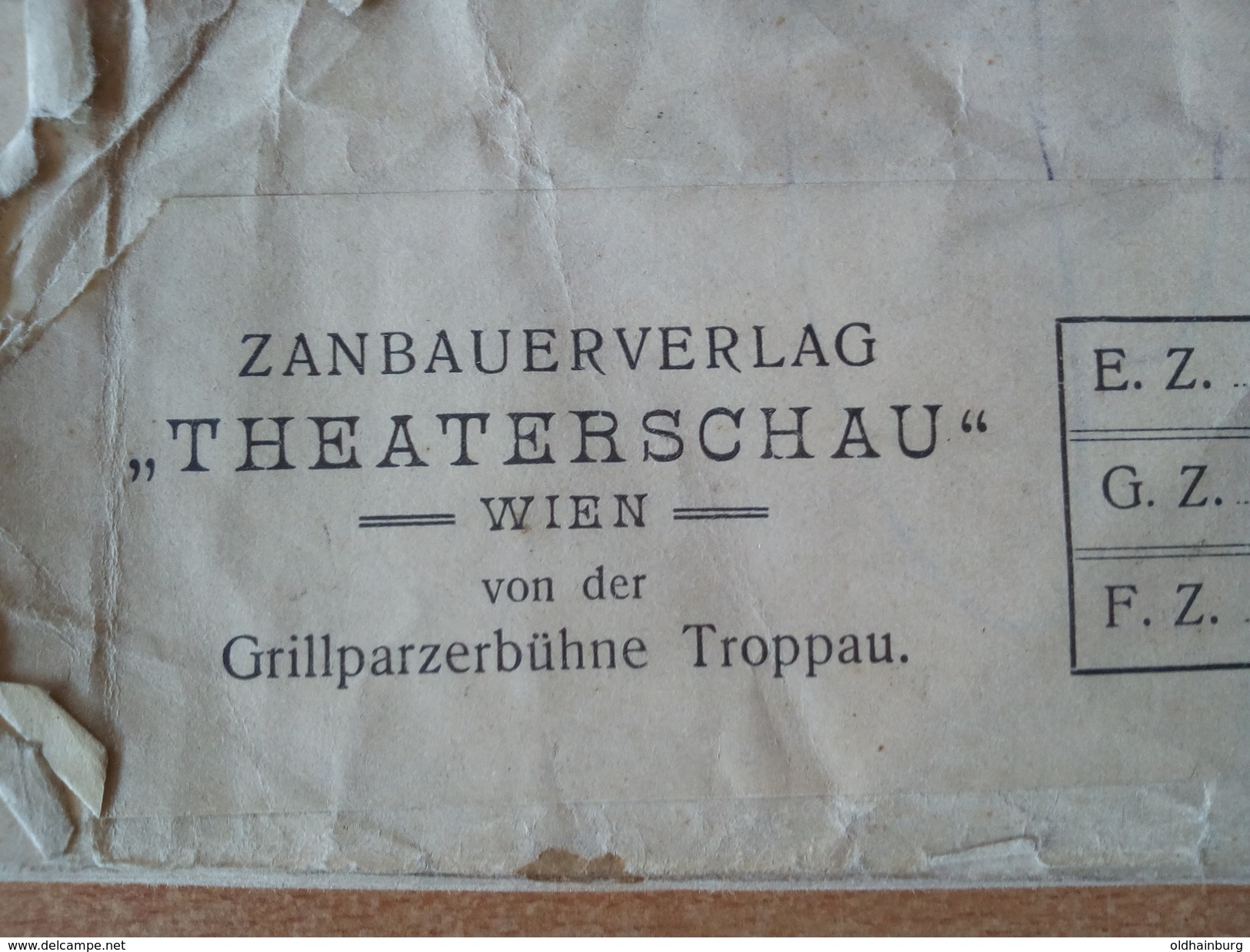 4150: Manuskript Grillparzerbühne Troppau 1902, Leopoldine Frank/ Jenny Dürer - Partituras