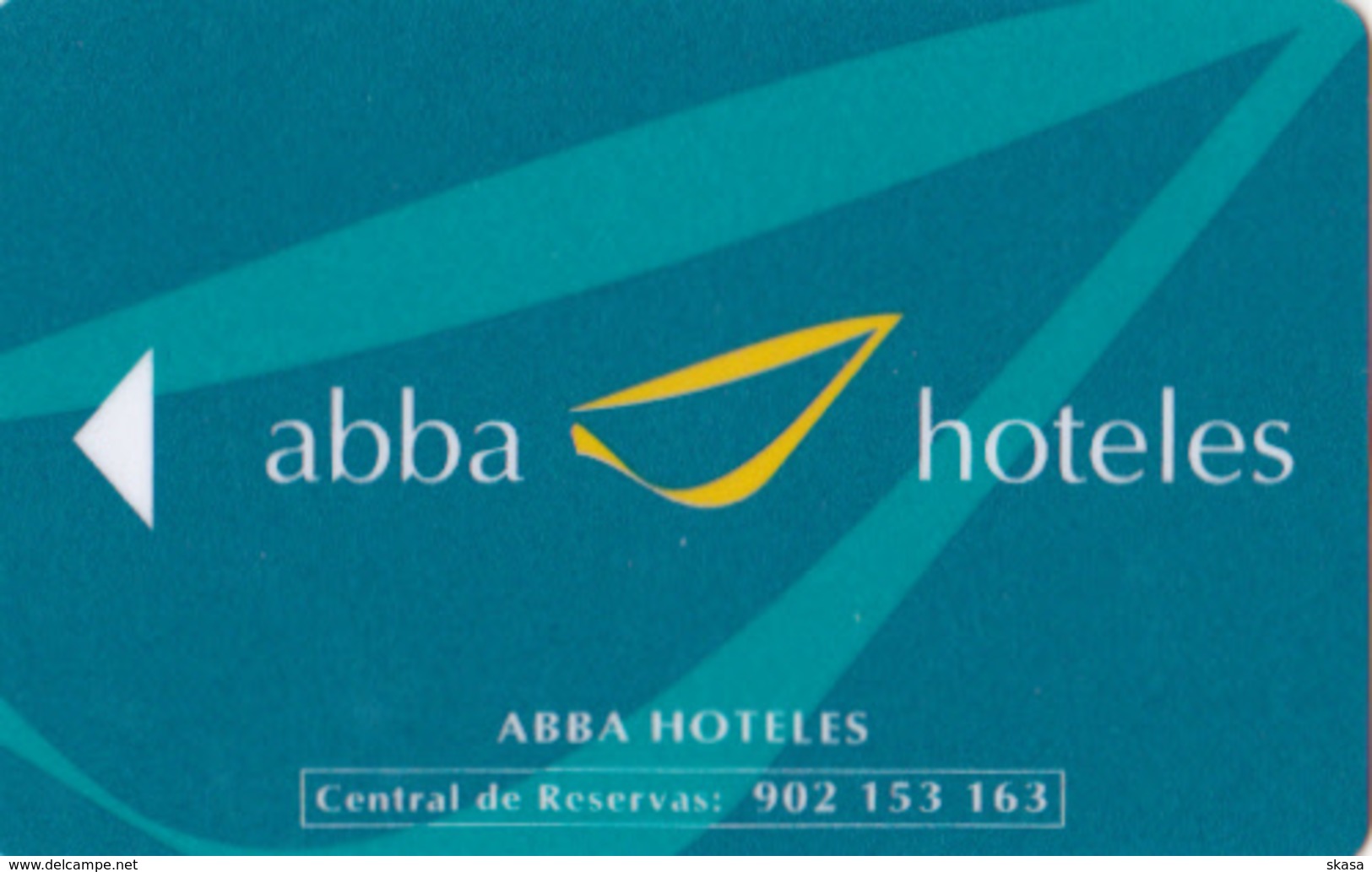 Carte Hotel Hostel Card Abba Hoteles Green-blue TBE - Hotelkarten