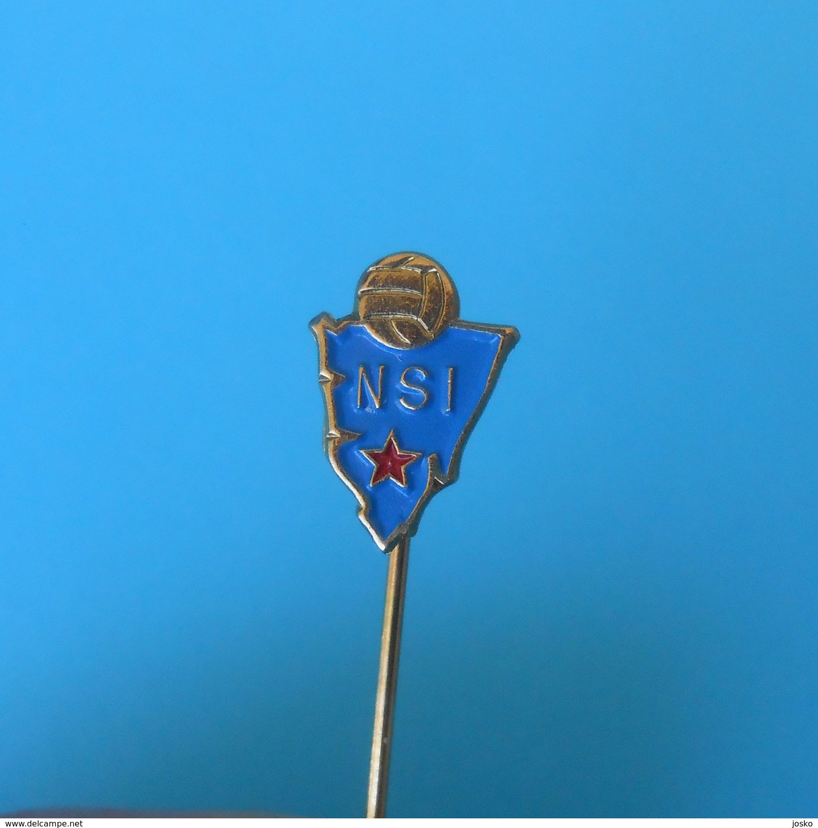 ISTRIA FOOTBALL FEDERATION - Vintage Pin Badge * Croatia Ex Yugoslavia * Fussball Calcio Anstecknadel Distintivo - Football